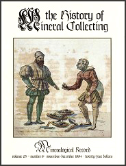 The History of Mineral Collecting, 1530-1799