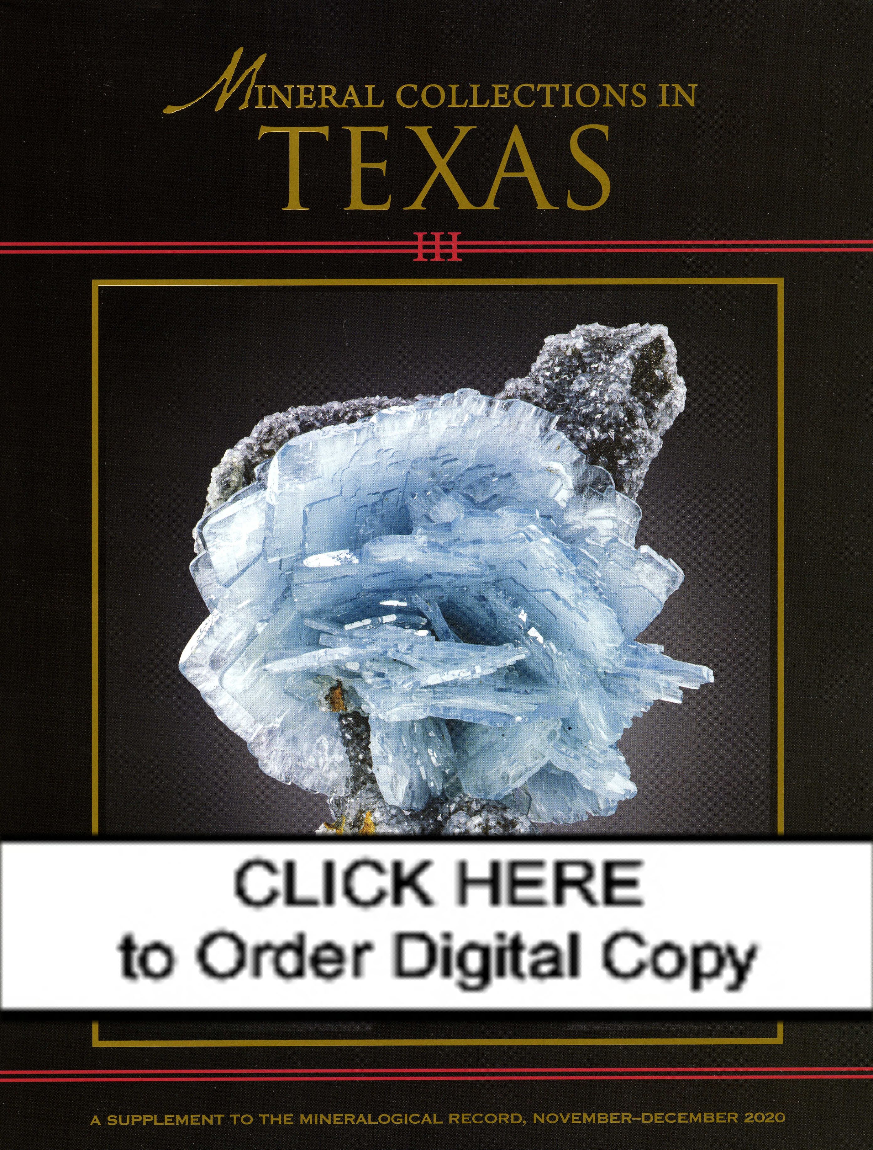 DIGITAL Mineral Collections in Texas III